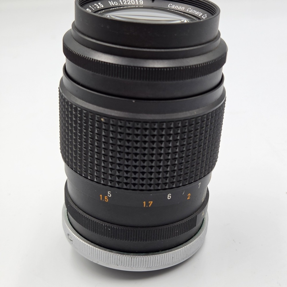 Canon FL 135mm f/3.5 Telephoto Lens Vintage Manual Focus Japan READ - Picture 5 of 8